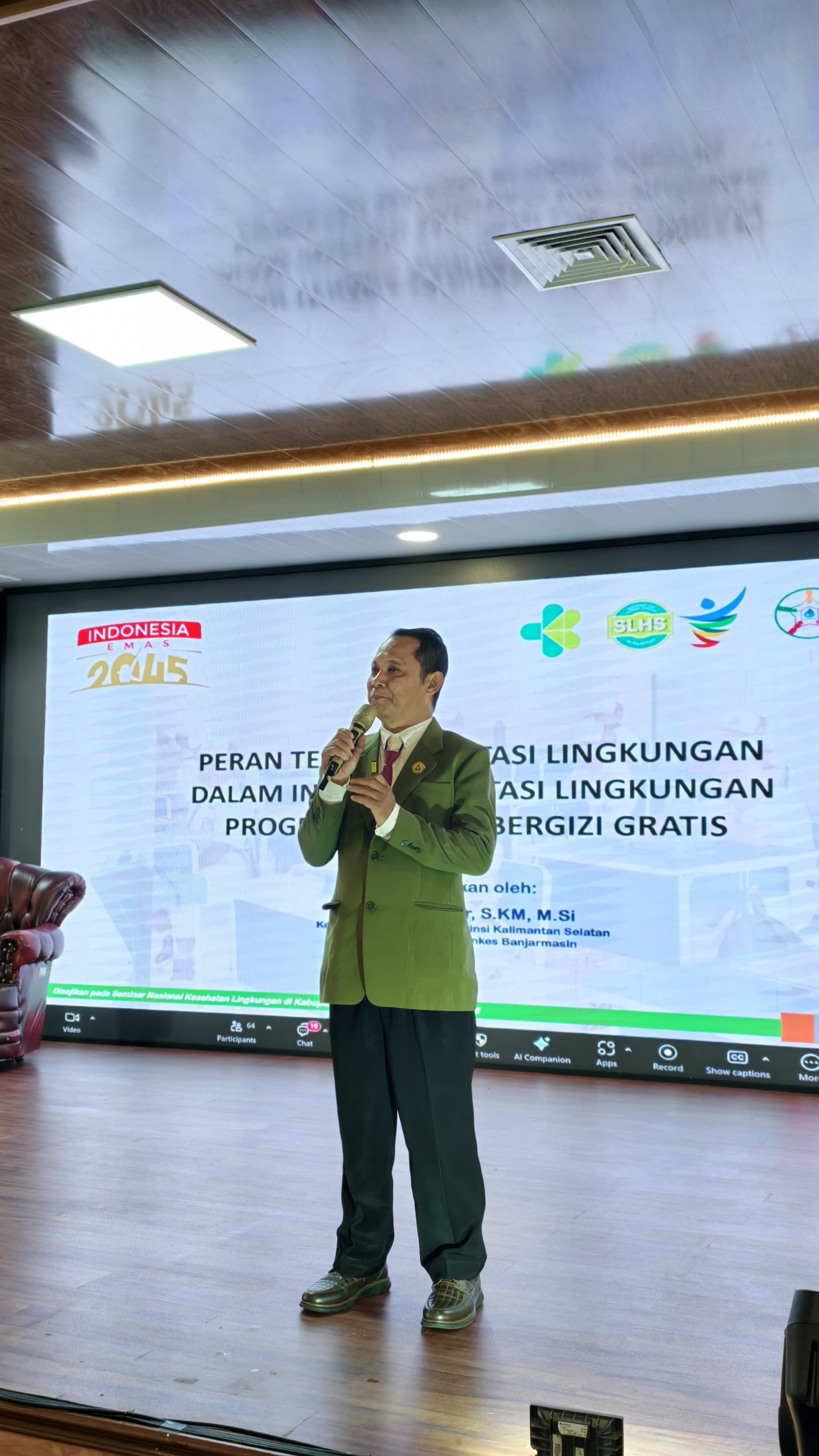 Mei Seminar Nasional Kesehatan Lingkungan Peran Tenaga Sanitasi Lingkungan Dalam Program Makan Bergizi Gra