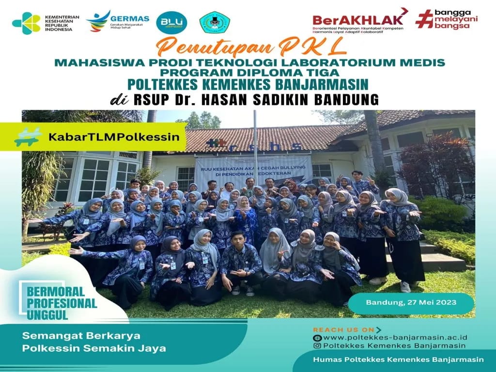Penutupan PKL Mahasiswa Prodi Teknologi Laboratorium Medis