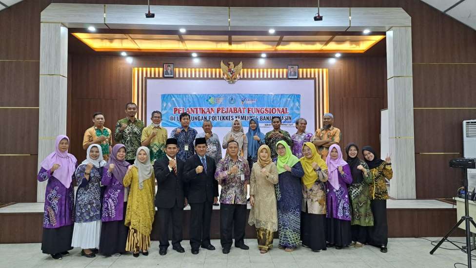 Pelantikan Pejabat Fungsional di Lingkungan Poltekkes Kemenkes Banjarmasin